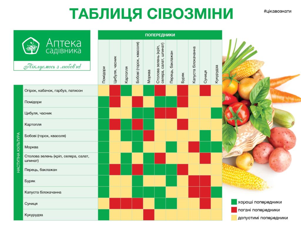 Таблиця сівозміни