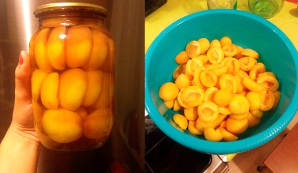 абрикоси консервовані половинками у сиропі
