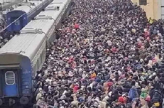 евакуаційний поїзд у Києві