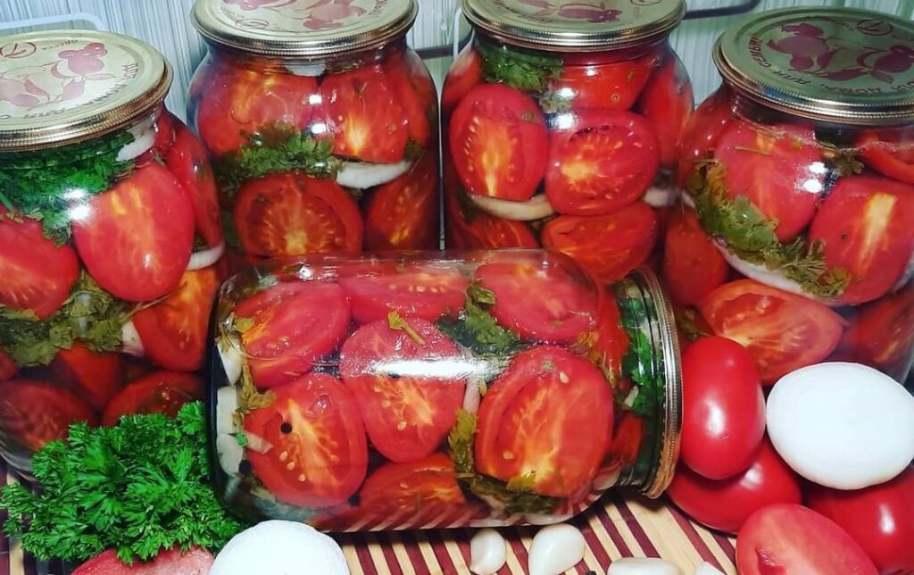помідори мариновані половинками