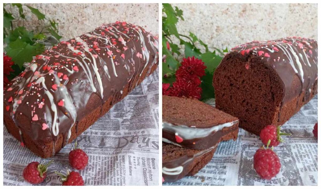 шоколадний кекс на варенні