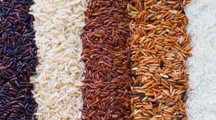 Різні види рису