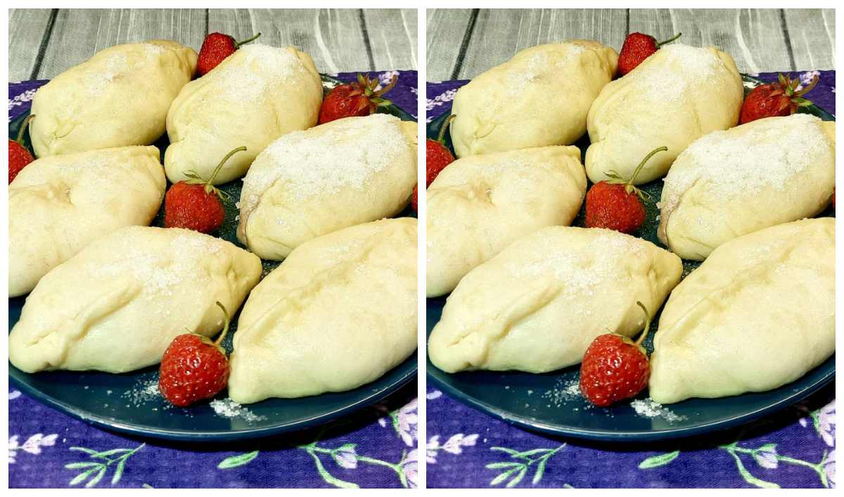 вареники з полуницею