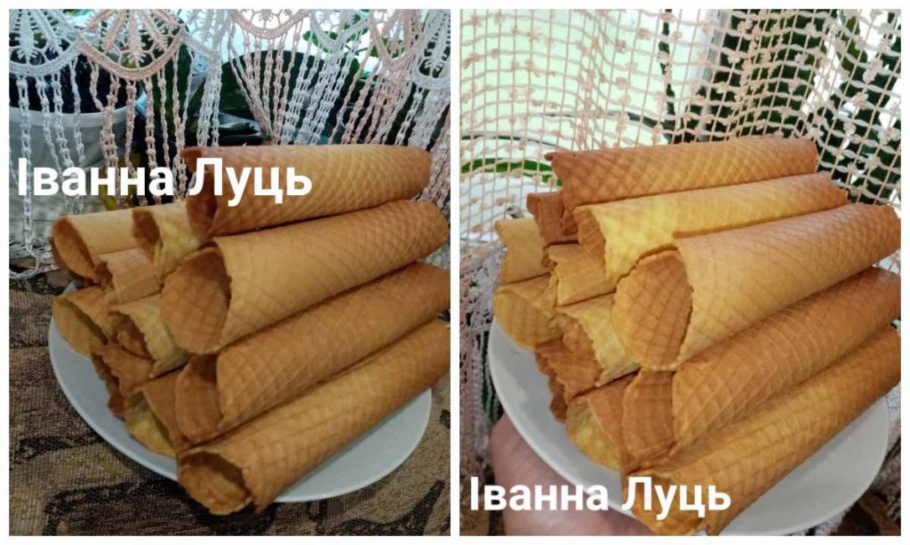 вафельні трубочки