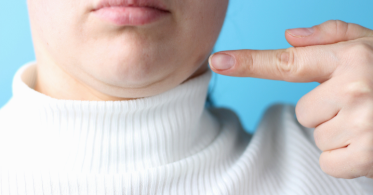 Щоки і друге підборіддя