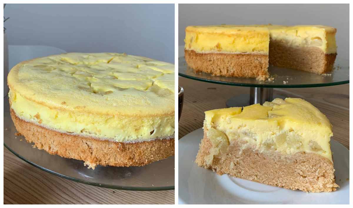 лимонно-сирний пиріг