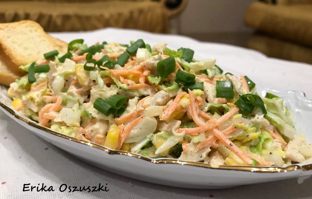 салат з пекінської капусти