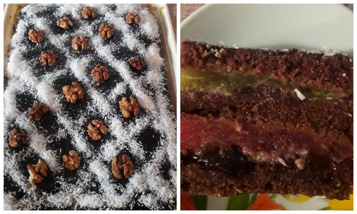 пісний пляцок Веселка